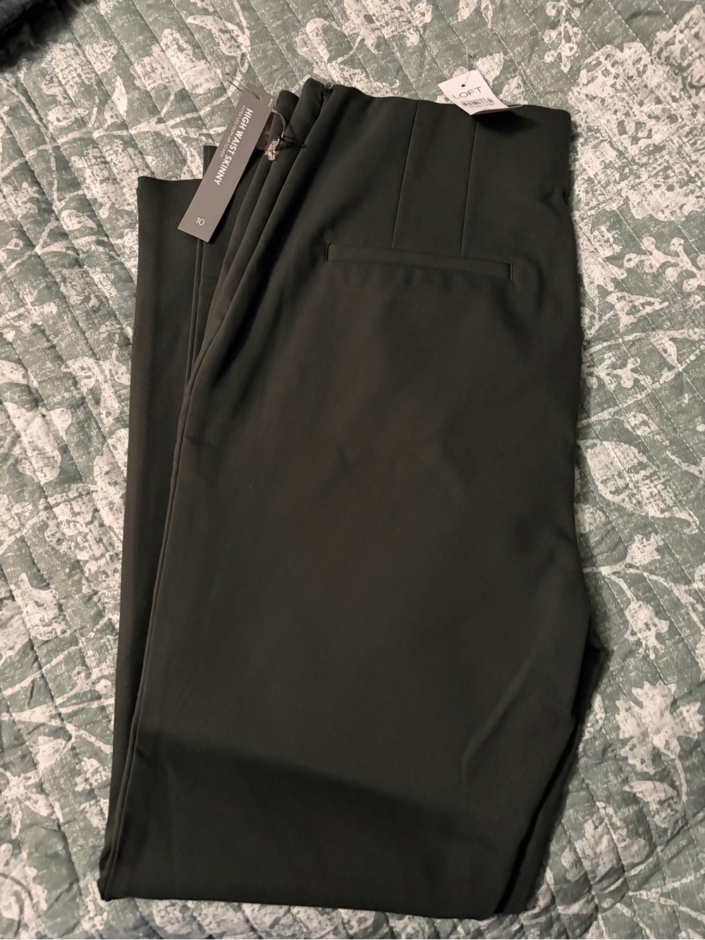 LOFT Dark Gray Women's Tailored Pants
